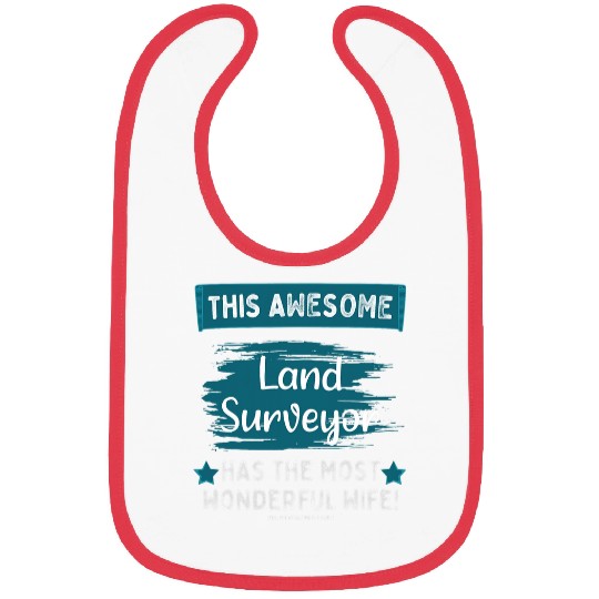Married Land Surveyor Husband Job Profession Bibs