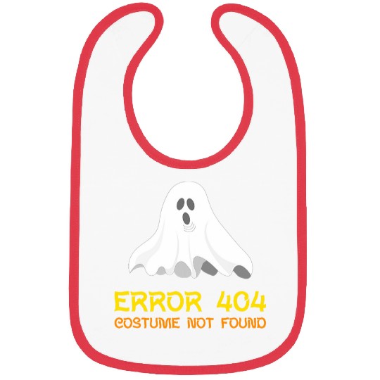 Halloween Error 404 Costume Not Found Bibs