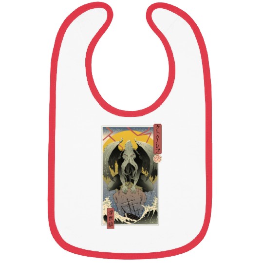 Octopuss Lover Cthulhu in Edo Bibs