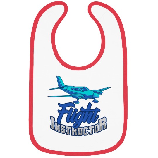 Flight Instructor CFI Pilot Trainer Aviation Enthusiasts Bibs