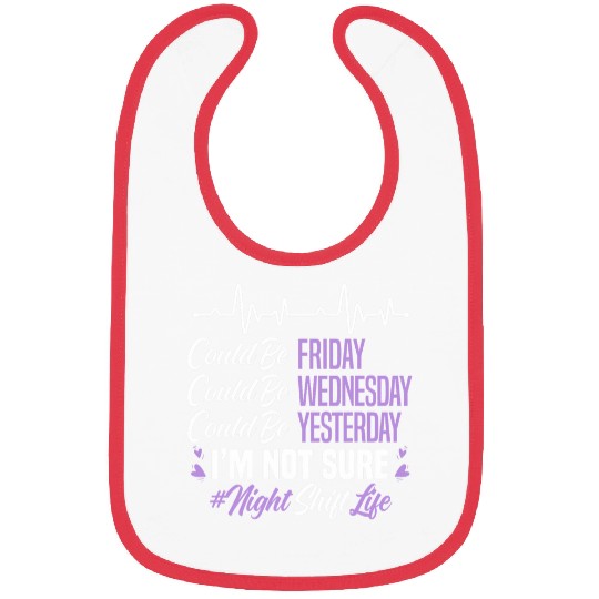 Night Shift Life Graveyard Shift Worker Employee Bibs