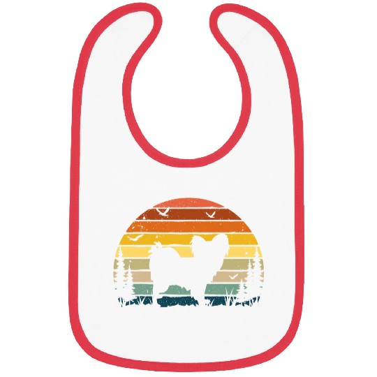 Chion vintages Retro Mom Dad Dog Bibs