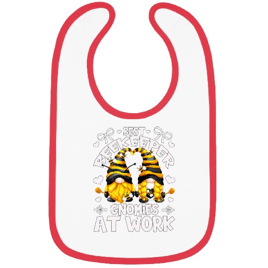 bests Beekeeper For Men And Women Cute Honey Bee Gnomes Bibs