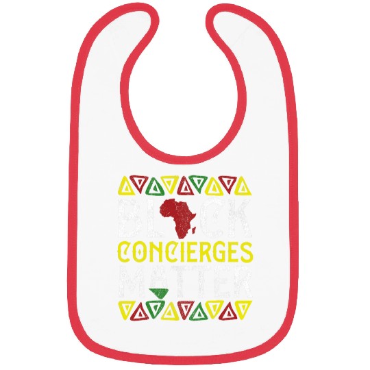 Afro Black Concierges Matter Apparel African Melanin Jobs Bibs