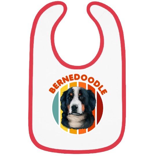 Bernedoodle Dog Lover Graphic Bibs