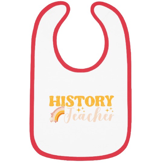 History Teacher Definition Funny Back To School Typography Bibs