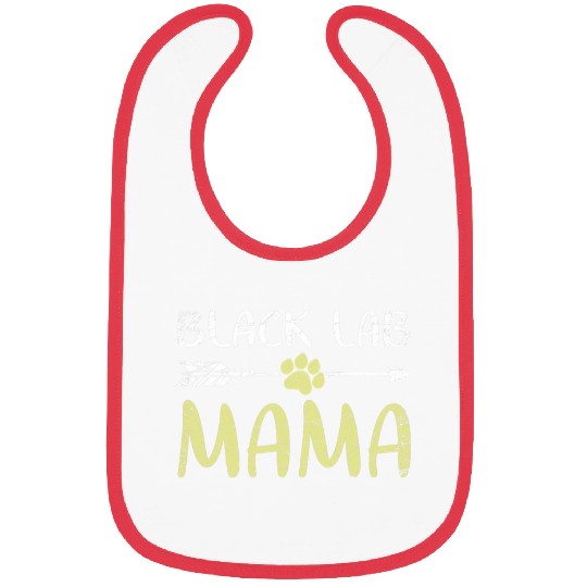 Labrador Lab Dog Black Lab Mama Labrador Bibs