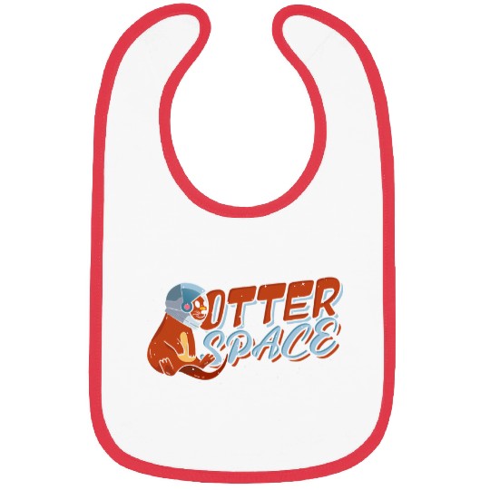 Otters space Science Astrology Planet and Space Otter Bibs
