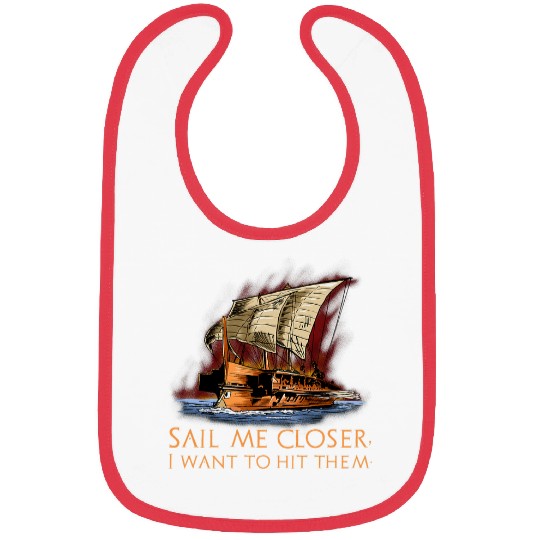 Ancient Greek Trireme Mediterranean Maritime History Bibs