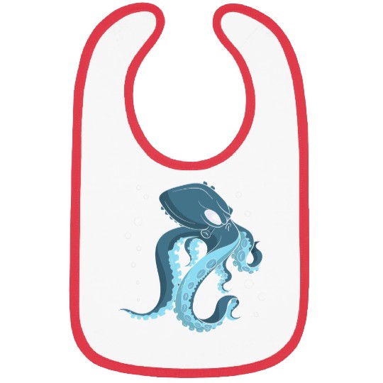 Octopuss Lover Sea Monster Kraken Ocean Animal Octopus Bibs