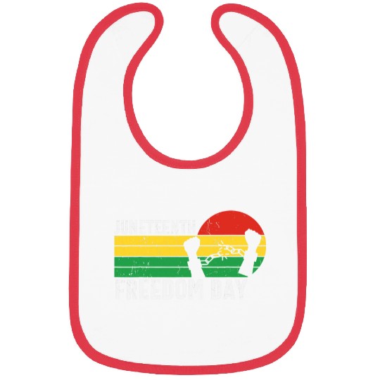 Celebrating Black History African Juneteenth Freedom Day Bibs