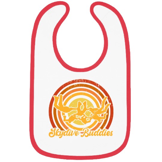 Skydiving Gift Skydive Buddies Vintage Bibs