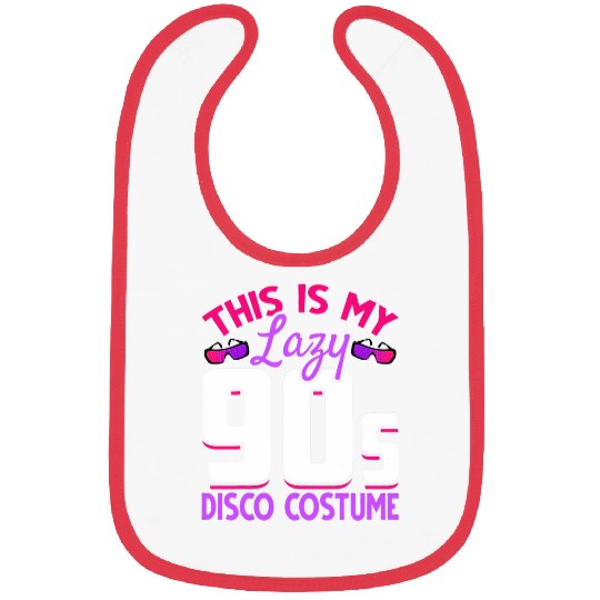 90s Retro Costume Party 1990s Disco Music Lover Nineties Bibs