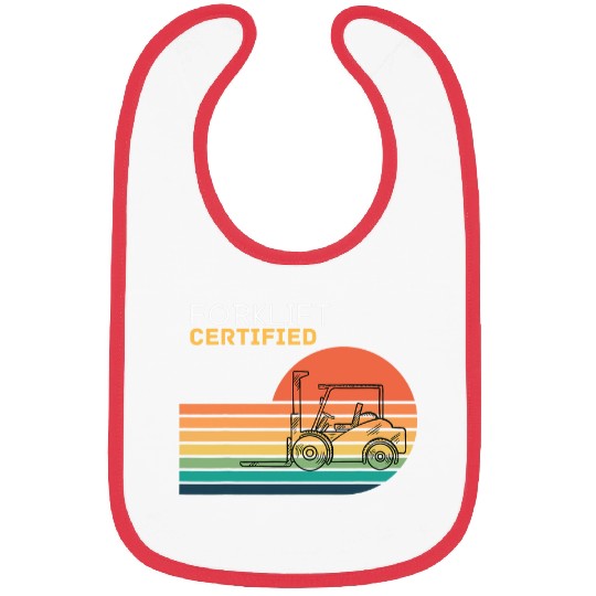 Forklift Operator Retro Forklift Certified Bibs