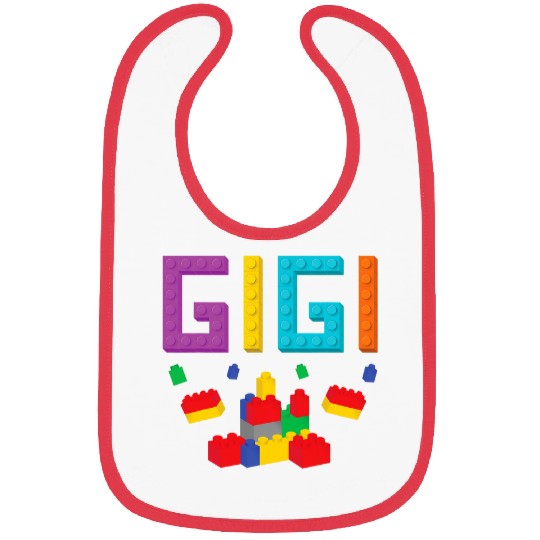 Gigi Master Builder Building Blocks Bricks Matching Family Bibs