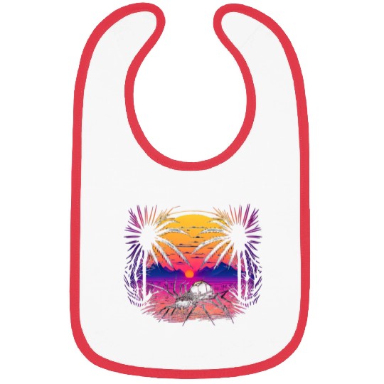 Retro Aesthetic Spider Bibs