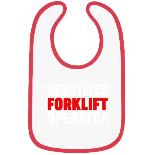 Certified Forklift Operator Bibs