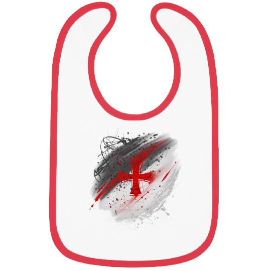 Christians Knights Templar History Gift 1 Bibs