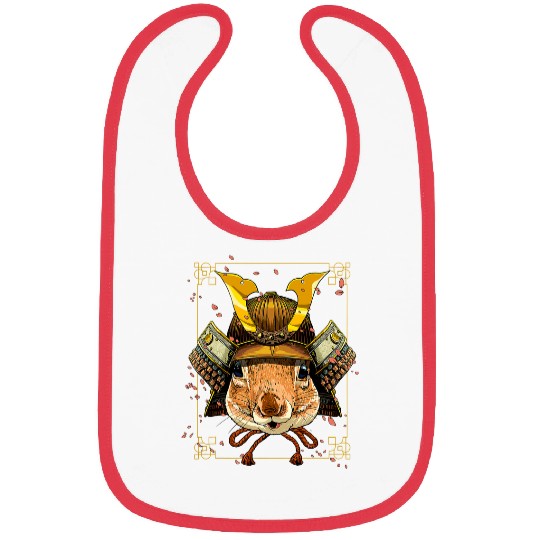 Squirrel Lover Samurai Squirrel Warrior Samurai Lovers 216 Bibs