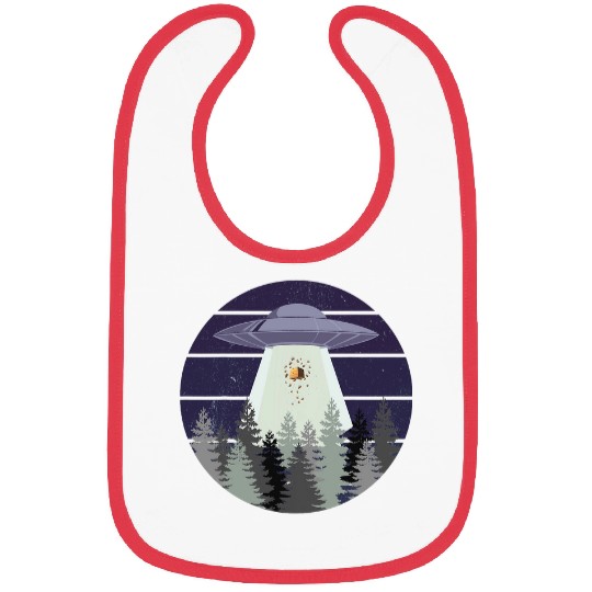 bee hive abduction by uap 2ufo 2alien art Bibs