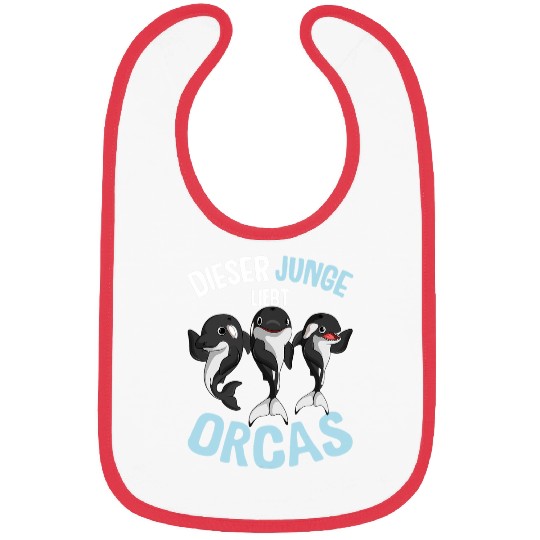 Whales Orca Boy Whale swords Whale Killer Whale Bibs