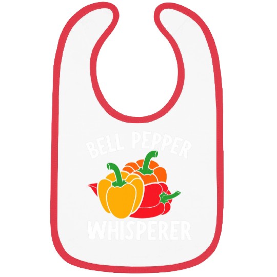 Bell Pepper Whisperer Funny Plant Hobby Bibs