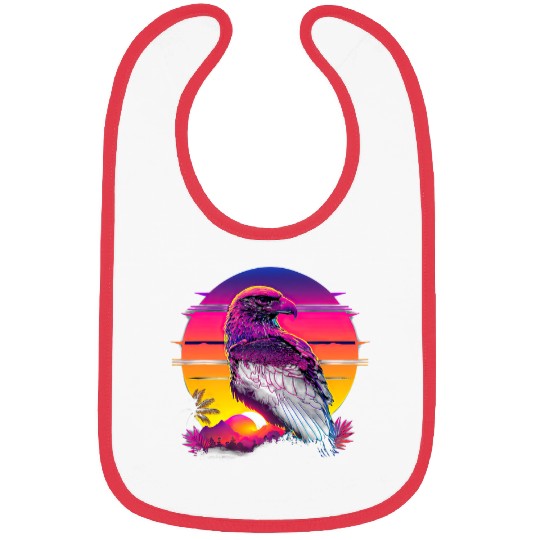 Retro Aesthetic Hawk 1 Bibs