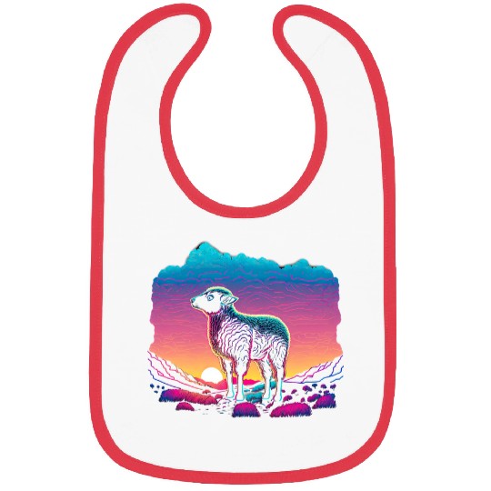 Retro Aesthetic Lamb Bibs