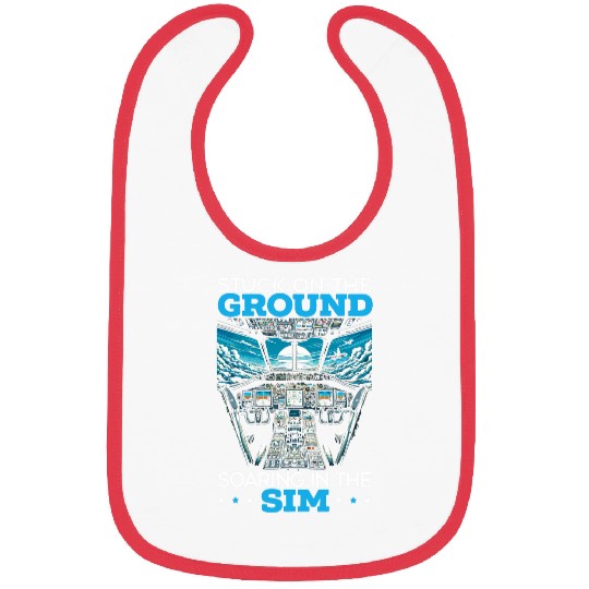 Flight Simulator Aviation Console Pilot Flight Simulation 1 Bibs