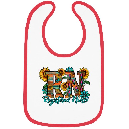 Registered nurses Sunflowers Bibs