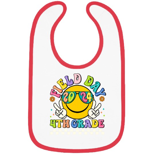 Field Day 2024 4th Fourth Grade Field Trip Teacher Student Bibs