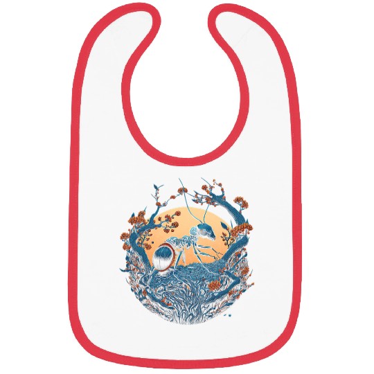 Surrealism Japanese Painting Ant Bibs