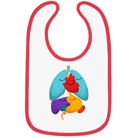 Inner Organs Anatomy Gift For A medicals Student Bibs