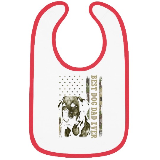 Labrador Lab Dog bests Labrador Dad Ever Lab Camo American Flag Dog Dad Bibs