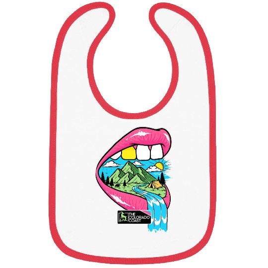 Big Mouth 2Pop Art Mountain Adventure Bibs