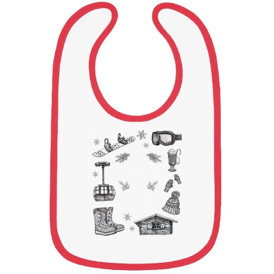 Skiing Ski The Mountains Are Calling Snowboarding Bibs