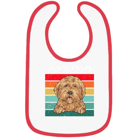 Goldendoodle Retro vintages Dood Doodle Dog Doodle Dog Bibs