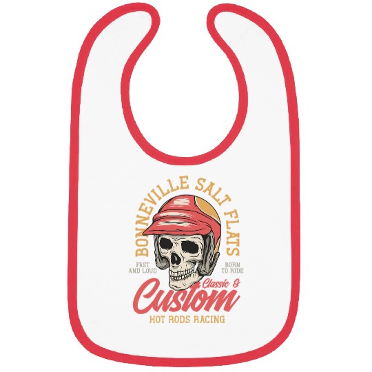 Skeletons Skulls Hot Rod Costum Garage Skeletons Old School Racing Skull Bibs