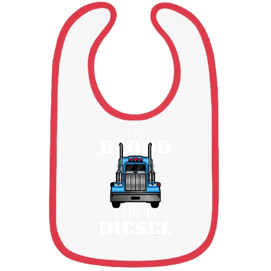 Funny 18 Wheeler Truck Driver Trailer Trucker 5 Bibs