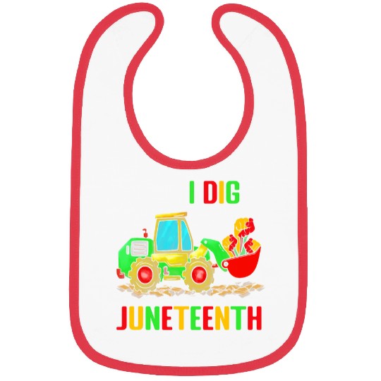 Tractor driving Kids I Dig Juneteenth Fists Tractor Toddler Boys Tractors Bibs