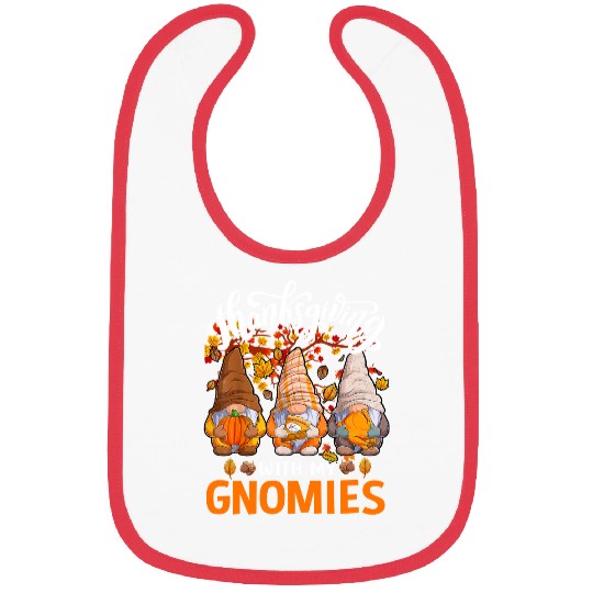 Pumpkin Gnomes Fall Autumn Cute Thanksgiving 184 Bibs
