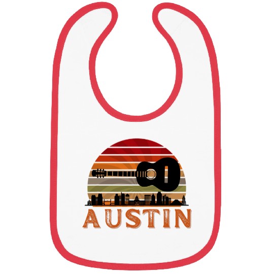 Austin Texas vintages Sunset Music Capital Bibs