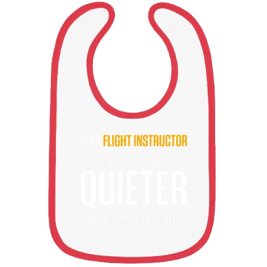 Flight Instructor Pilot Aviation Trainer 11 Bibs