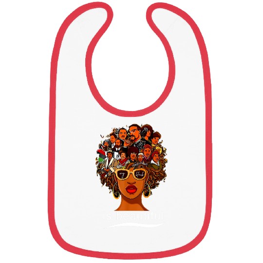 My Black is Beautiful Costume History Month Pride DNA Gift Bibs