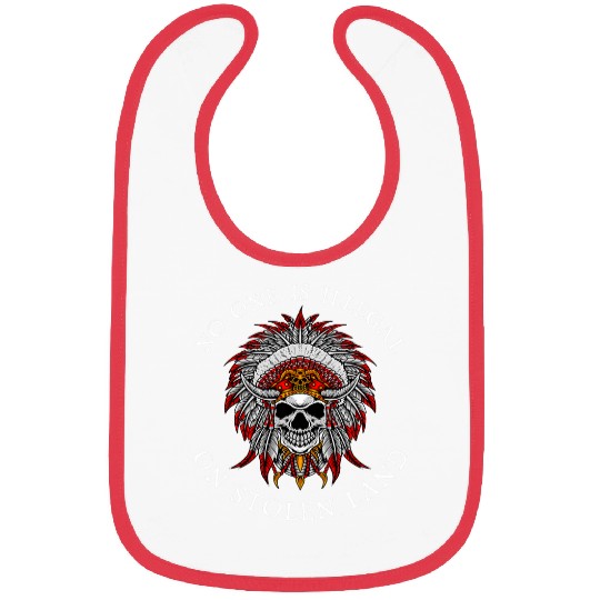 No One Is Illegal On Stolen Land Native American 1 Bibs