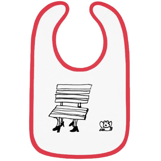Bench with Uneasy Toad Bibs