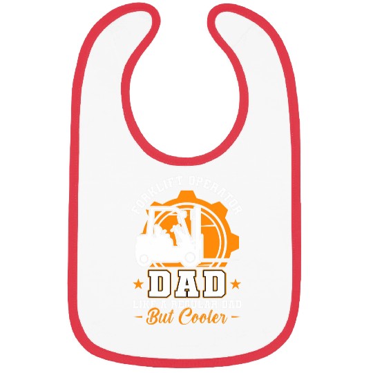 Forklift Operator Dad Bibs