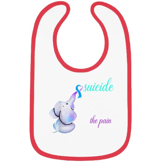 Elephant suicides Ribbon suicides Prevention Awareness Bibs
