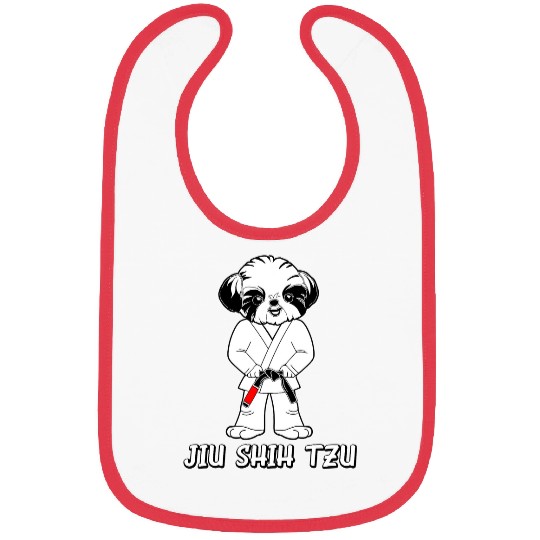 Jiu Jitsu BJJ Shih Tzu Martial Arts Practitioner Bibs
