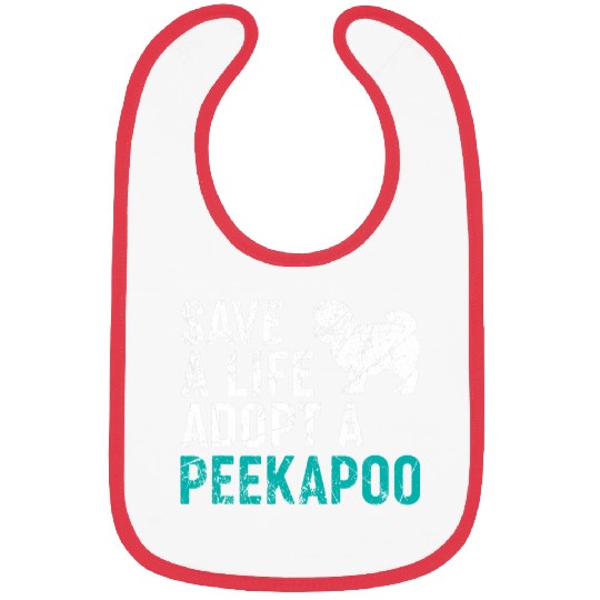 Save a Life adopt a Dog rescue Peekapoo Dog Owner Bibs